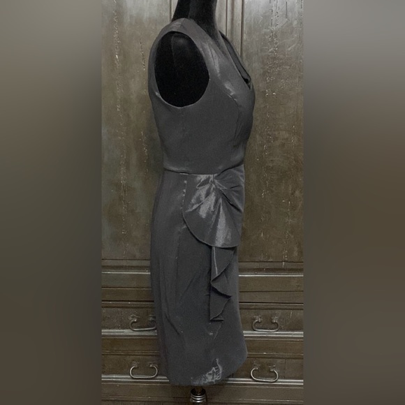 Vintage Pompous Studio Berkley little black sleeveless dress- size Medium - Picture 3 of 12